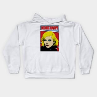 Debbie Harry 80s Pop Art Comic Style Kids Hoodie